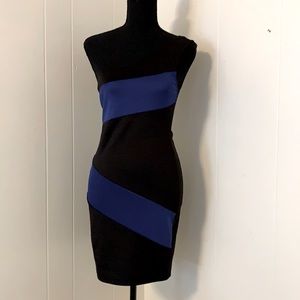 Lily Rose One Shoulder Colorblock Dress